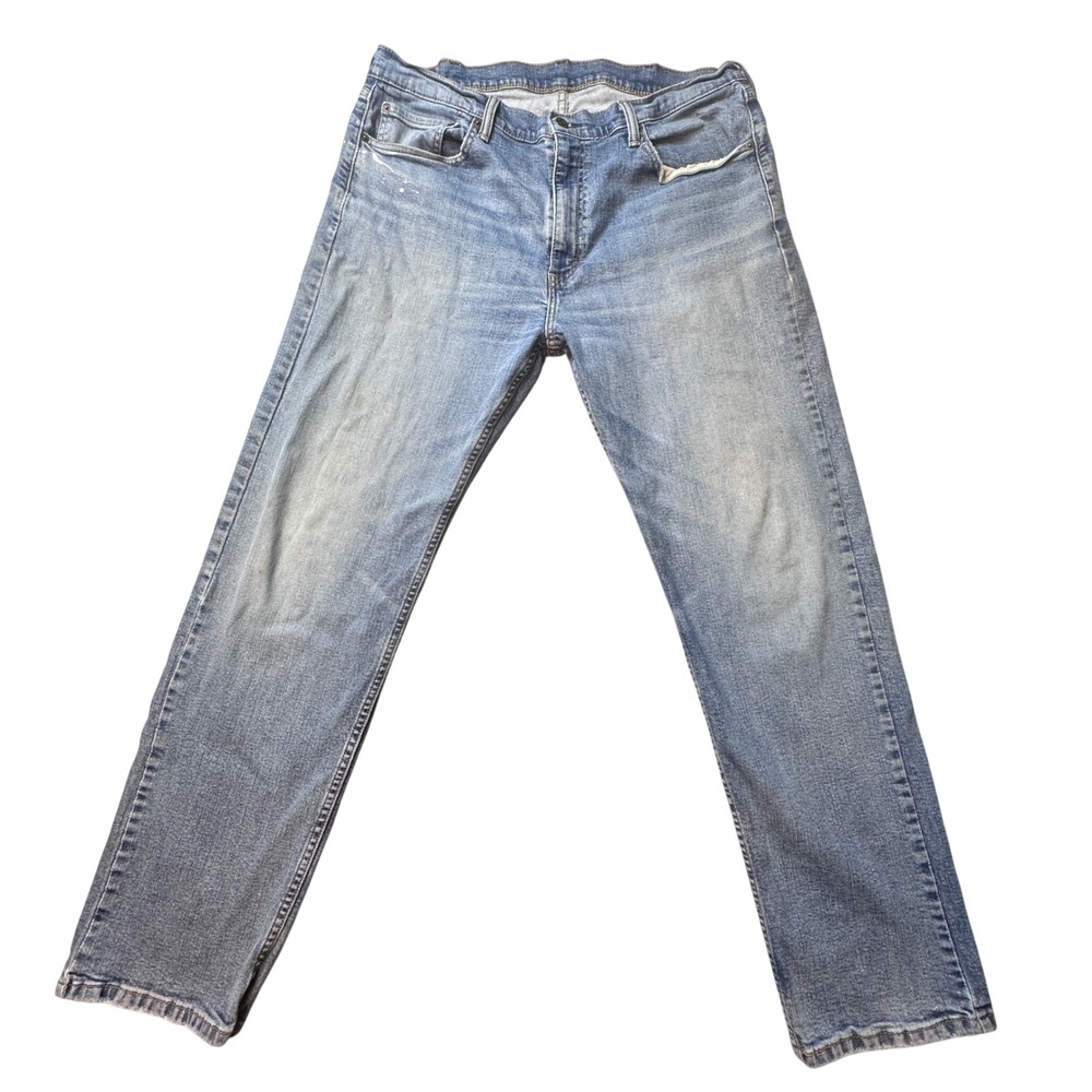 Levi's 505 Jeans Mens 38x32 (38x30) Blue Regular Fit Straight Leg‎ Stretch Denim
